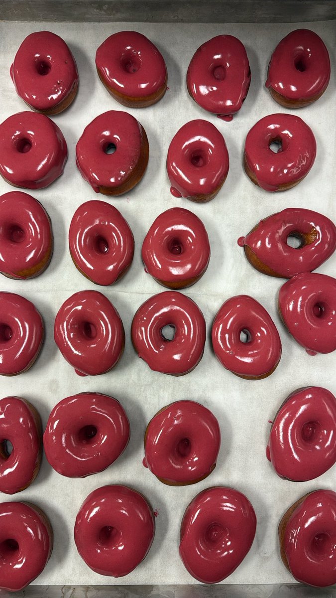 Raspberry donuts!!!!