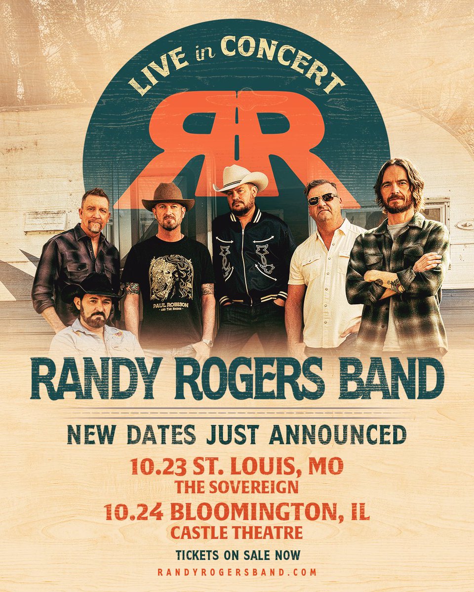 Added a couple more shows to our fall tour! Can’t wait to see y’all out there — tickets are on sale now 🤘 randyrogersband.com/tour