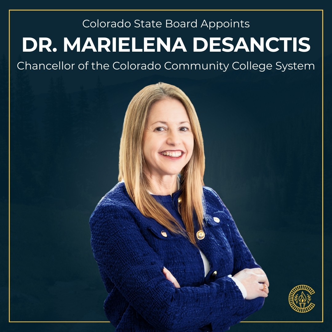 Colorado Community College System (@gocccs) on Twitter photo It’s official: Dr. Marielena DeSanctis (<a href="/mpdesanctis12/">Marie DeSanctis</a>) has been appointed Chancellor of <a href="/GoCCCS/">Colorado Community College System</a>! She begins Oct. 1, bringing bold leadership to one of the nation’s largest community college systems.
Learn more: cccs.edu/press-releases…
#HigherEdLeadership #Colorado It’s official: Dr. Marielena DeSanctis (<a href="/mpdesanctis12/">Marie DeSanctis</a>) has been appointed Chancellor of <a href="/GoCCCS/">Colorado Community College System</a>! She begins Oct. 1, bringing bold leadership to one of the nation’s largest community college systems.
Learn more: cccs.edu/press-releases…
#HigherEdLeadership #Colorado