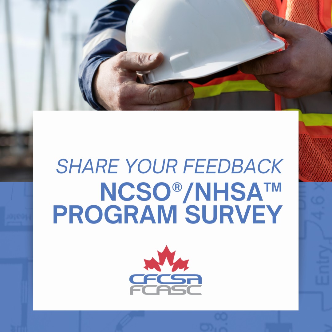 BCCSABeSafe's tweet image. 📢 Have your say!
 The Canadian Federation of Construction Safety Associations (CFCSA) is reviewing the NCSO®/NHSA™ designations—and we want your input.

🗓️ Deadline: October 10, 2025
 👉 Complete the survey here: bit.ly/4nmnsFJ