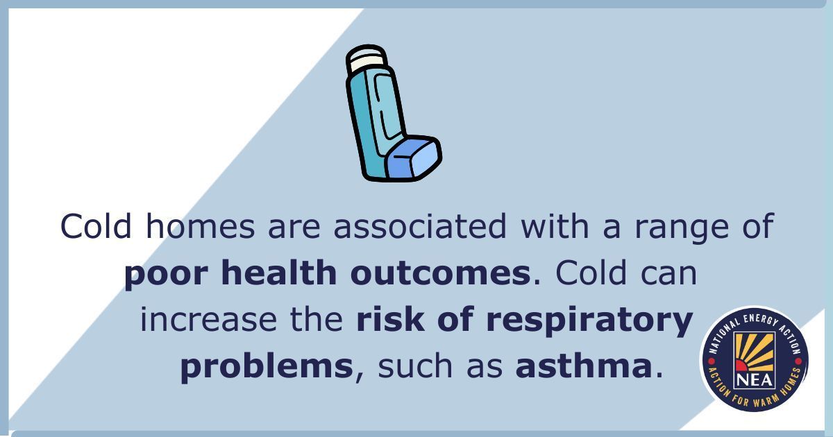 NEA_UKCharity's tweet image. Cold homes can increase the risk of respiratory problems, such as asthma. Our Warm Homes, Healthy Futures programme offers support directly to householders struggling with their energy bills, helping them manage their health conditions. #AsthmaAwarenessWeek #Futures
