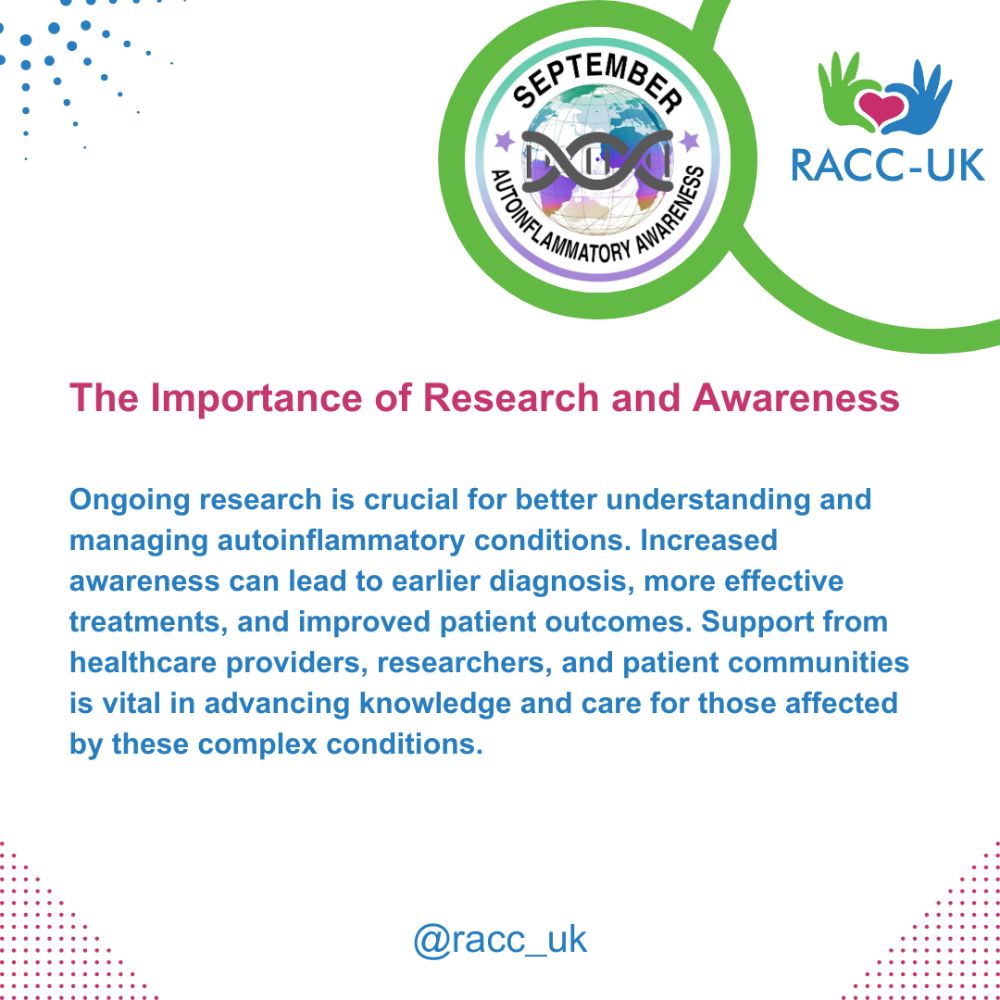 Rare Autoinflammatory Conditions Community - UK®️ tweet media