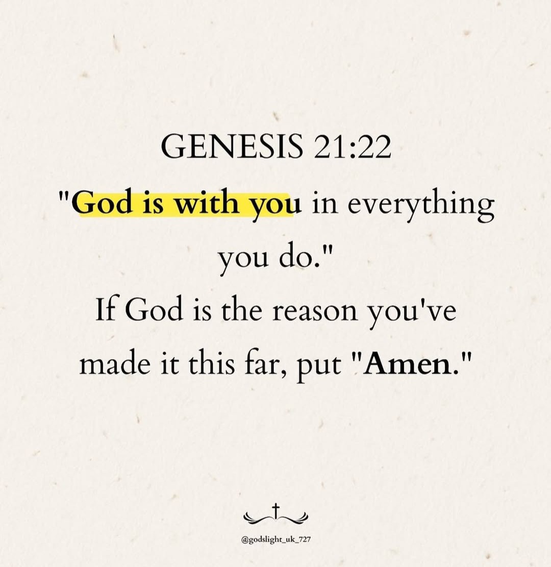 God is with you