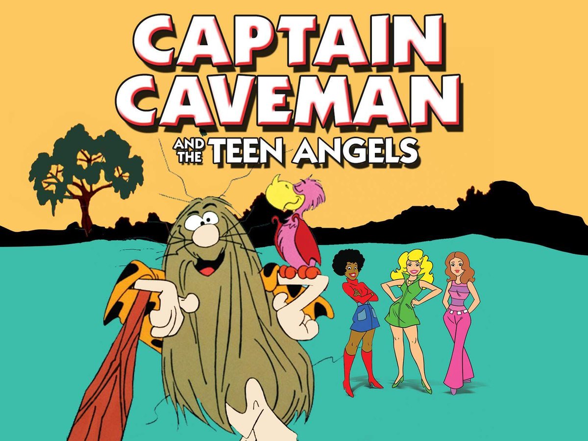 80stees's tweet photo. Captain Caveman and the Teen Angels premiered on this date in 1977 📺 https://t.co/E2Wm4KHpKk