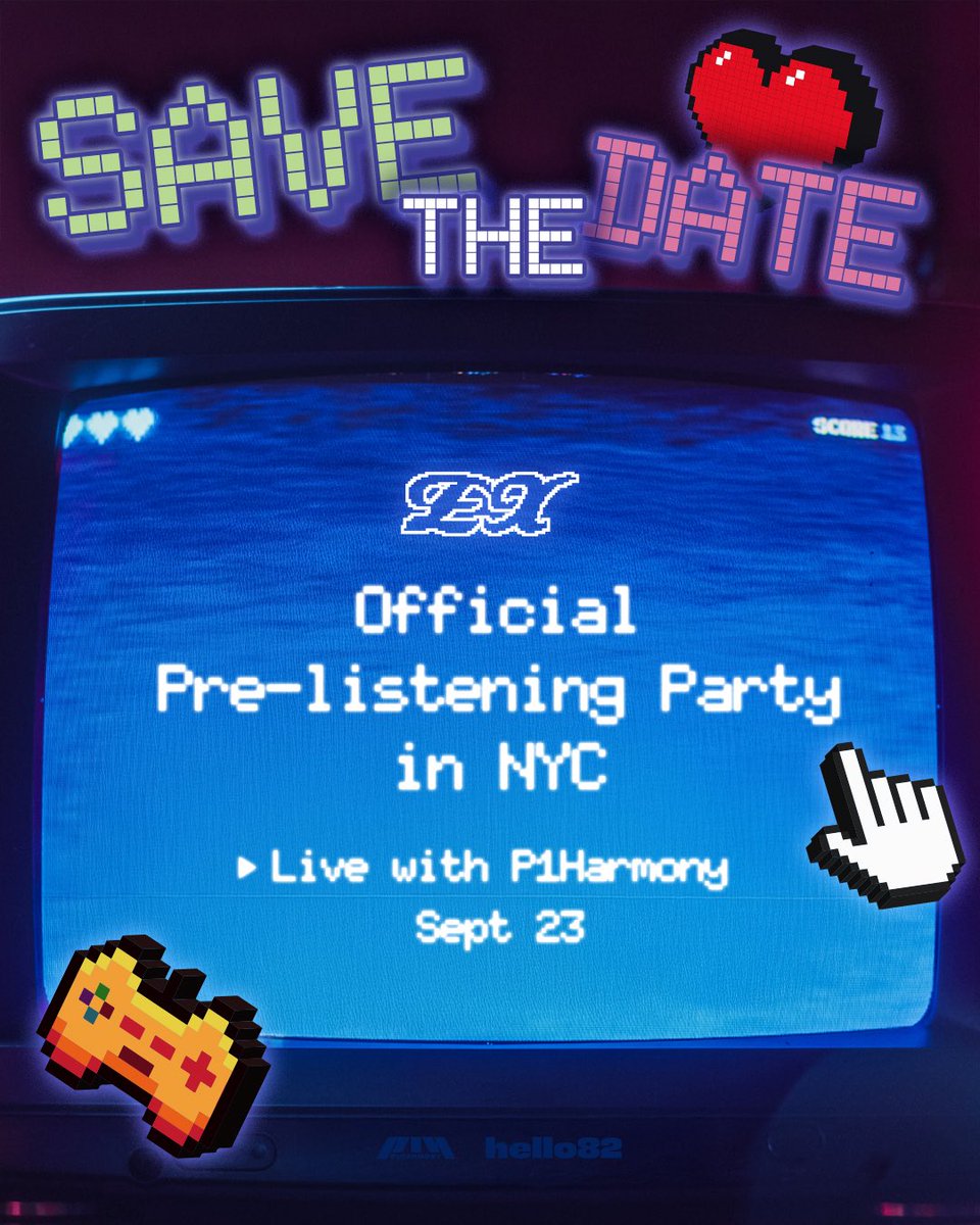🕹️ Now recruiting for something EX-tra special ✧･♡･ﾟ
P1ece, will you be one of the first club members to listen to 'EX'?

RSVP link drops on 9/11 2PM ET

<a href="/P1H_official/">P1Harmony official</a> 
#P1Harmony #피원하모니 #P1H #EX #hello82 #hello82NYC #82playground