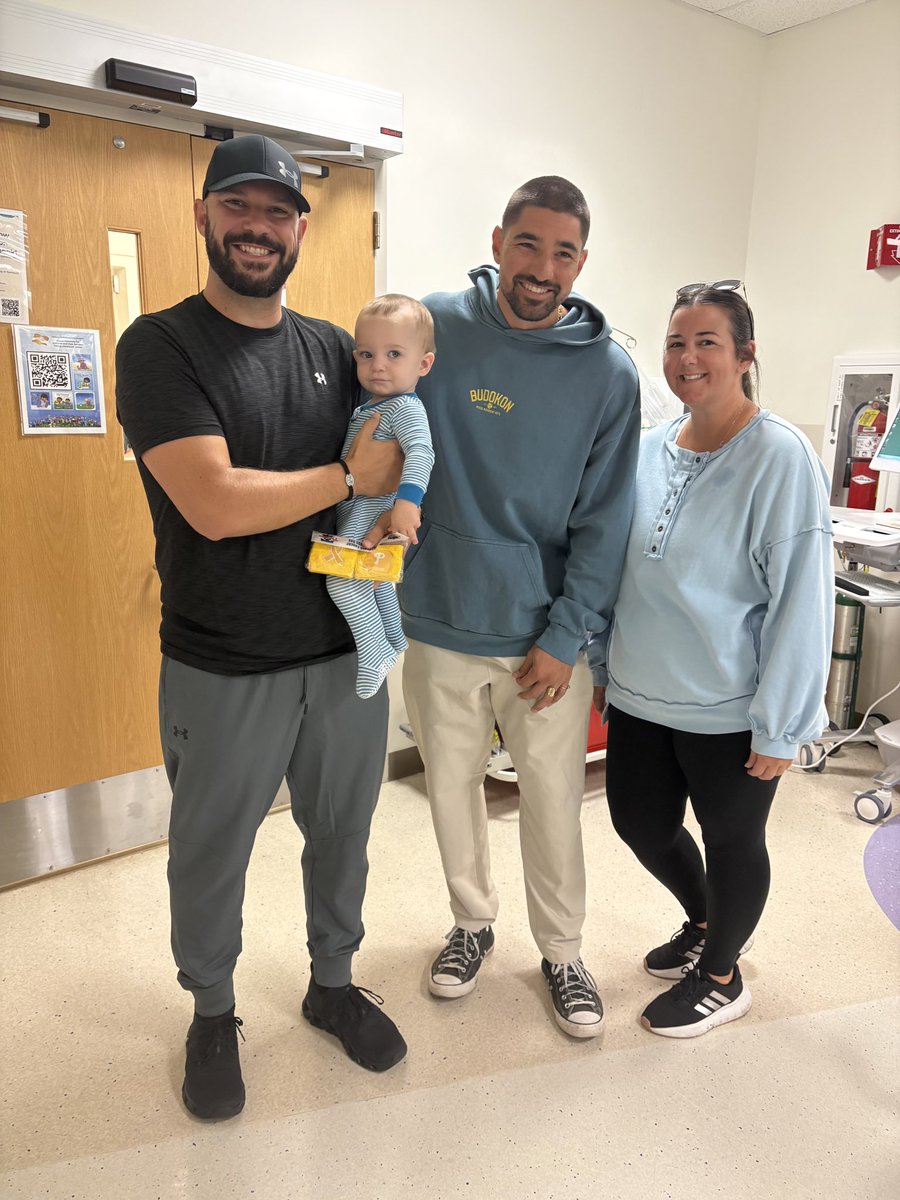 Thomas James (@tjd_215) on Twitter photo James got to meet Nick Castellanos today! Nick came around to meet all the kids getting treatments in the <a href="/Nemours/">Nemours Children's Health</a> clinic. The <a href="/Phillies/">Philadelphia Phillies</a> just do things right! Thank you Nick and the Phillies for taking the time to visit kids and families who were thrown a curveball 😊♥️🎗️ James got to meet Nick Castellanos today! Nick came around to meet all the kids getting treatments in the <a href="/Nemours/">Nemours Children's Health</a> clinic. The <a href="/Phillies/">Philadelphia Phillies</a> just do things right! Thank you Nick and the Phillies for taking the time to visit kids and families who were thrown a curveball 😊♥️🎗️