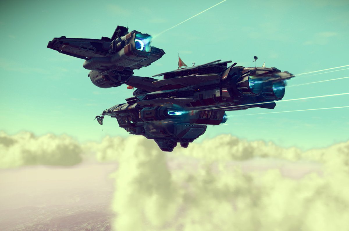 I tried this design and I love it, I think it fits with the aesthetics of the game <a href="/NoMansSky/">Sean Murray</a> #NoMansSkyVoyagers