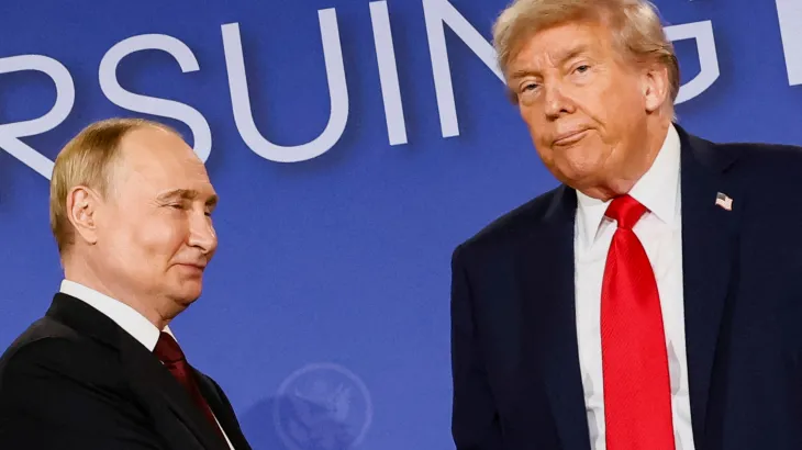 mmpadellan's tweet photo. FUN FACT: It has been 5,136 hours since the first day in office that trump said he'd end the Ukraine war in 24 hrs

It has ALSO been 19 weeks since the first time he said he was giving Putin 2 weeks to stop the war

And it's been 58 days since trump gave Putin 50 days (July 14) to end the war, or face "secondary tariffs"

You guys, I'm beginning to believe trump is full of shit, and the weakest President in United States history.