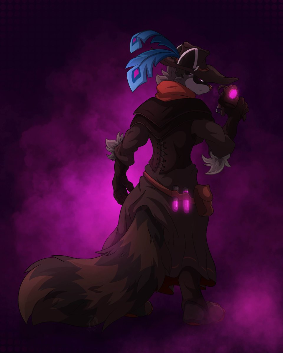 The doctor is in. An artwork for @/gassyfox! #furryart