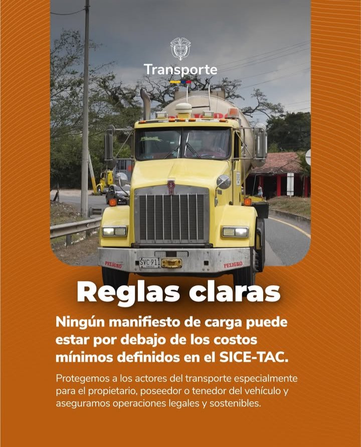 REGLAS CLARAS <a href="/MinTransporteCo/">MinTransporte</a> ?
A las bases camioneras del país hay que decirles la verdad, PERO COMPLETA <a href="/petrogustavo/">Gustavo Petro</a>
🚩Cuando la <a href="/Supertransporte/">SuperTransporte 🇨🇴</a>
tenga fallos en justicia ordinaria que validen las pocas sanciones que han emitido, estaremos con algo de que agarrarnos
🚩Cuando