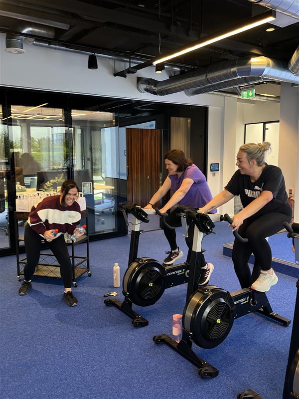 CluneTech's tweet image. Today, we set the stage for an incredible charity Spinathon at CluneTech HQ 🚴Every spin in aid of World Suicide Prevention Day 🧡

Thank you to our team for taking part and supporting this fundraiser for a cause close to many of our hearts 💙

Read More: tinyurl.com/2x85uhhf