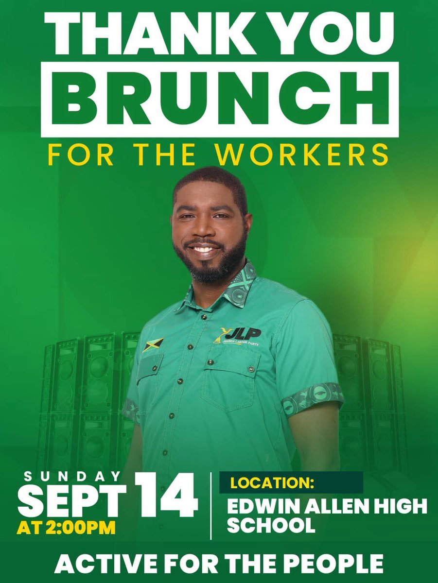RealTeddylee's tweet image. This here from Warren Newby is the best thing I've ever seen for workers after an election . All JLP standard-bearers should honour their workers even if they are defeated.  It is clear Warren Newby should stay with the people of North West Clarendon 💚💚🇯🇲🇯🇲✌️✌️