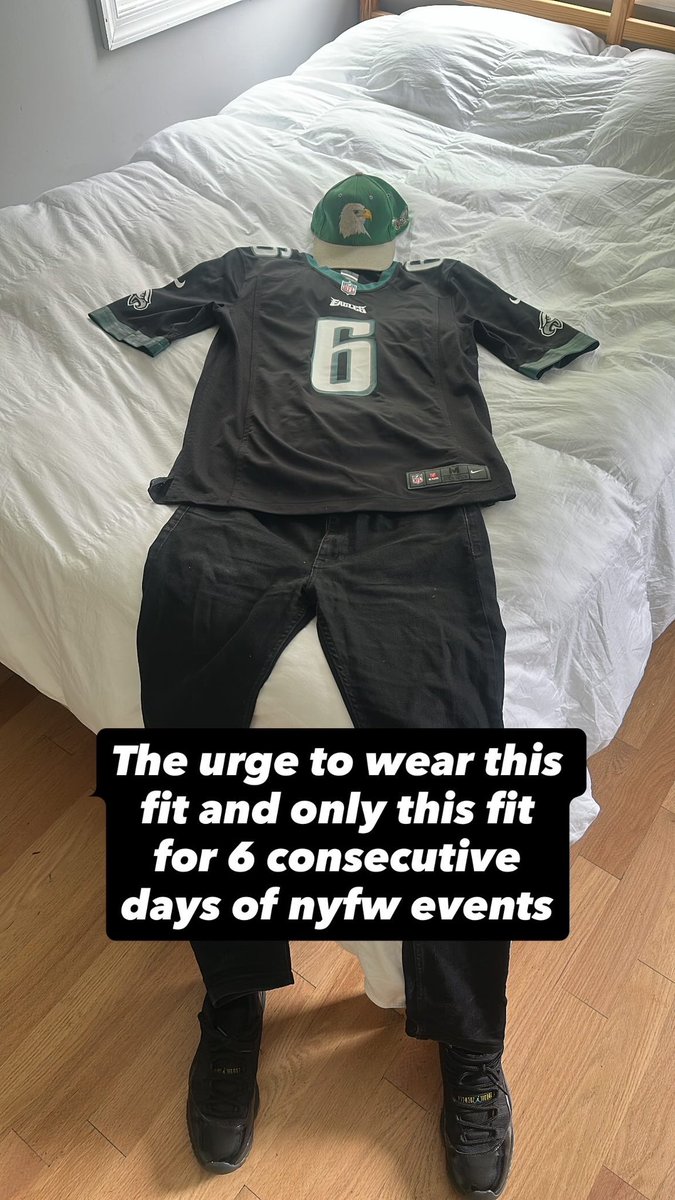 Happy nyfw go birds