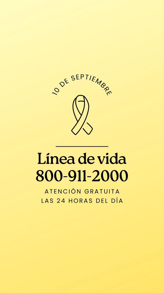 issssjv's tweet photo. Hablar salva vidas🎗️
10-Septiembre https://t.co/wgeySW97Va