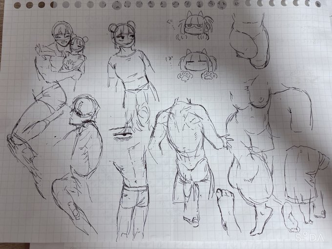 映画見ながららくがきしてた 