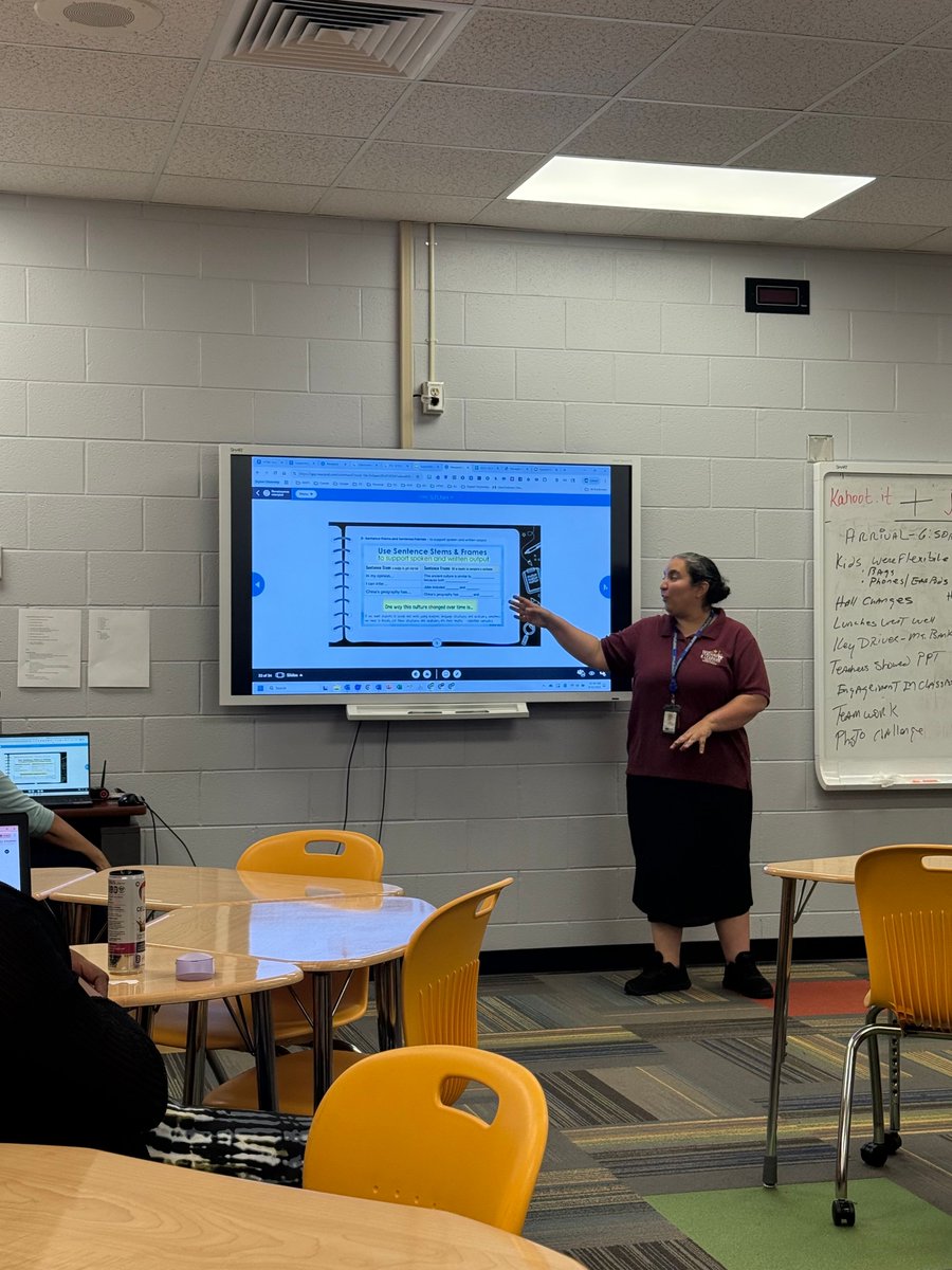 HeritageHS's tweet image. Amazing day of professional learning facilitated by Mrs. Serrano, ESL Lead, and Mrs. Rowe, ITC. Our teachers engaged deeply with the inspiring work of Dr. Salome Thomas-EL.
#ProfessionalLearning #Influence #TeacherGrowth