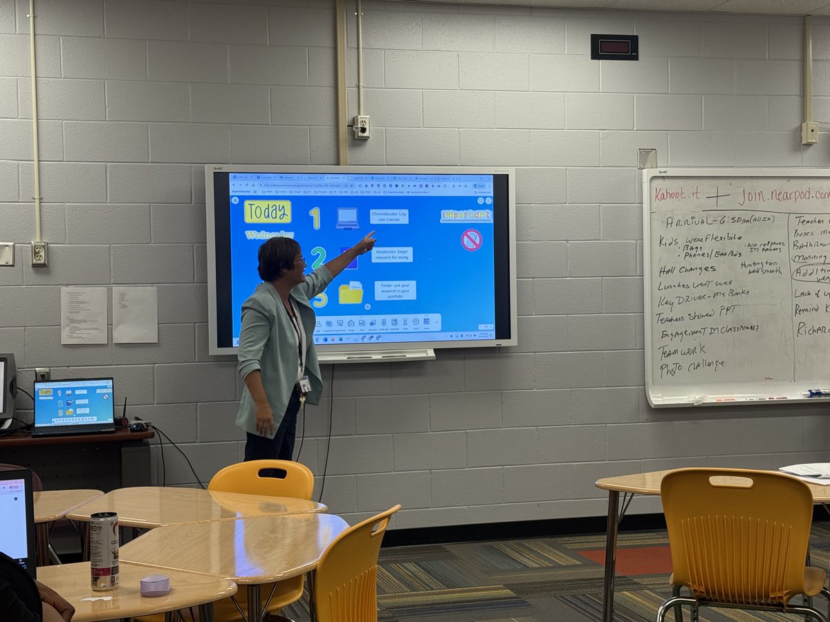 HeritageHS's tweet image. Amazing day of professional learning facilitated by Mrs. Serrano, ESL Lead, and Mrs. Rowe, ITC. Our teachers engaged deeply with the inspiring work of Dr. Salome Thomas-EL.
#ProfessionalLearning #Influence #TeacherGrowth