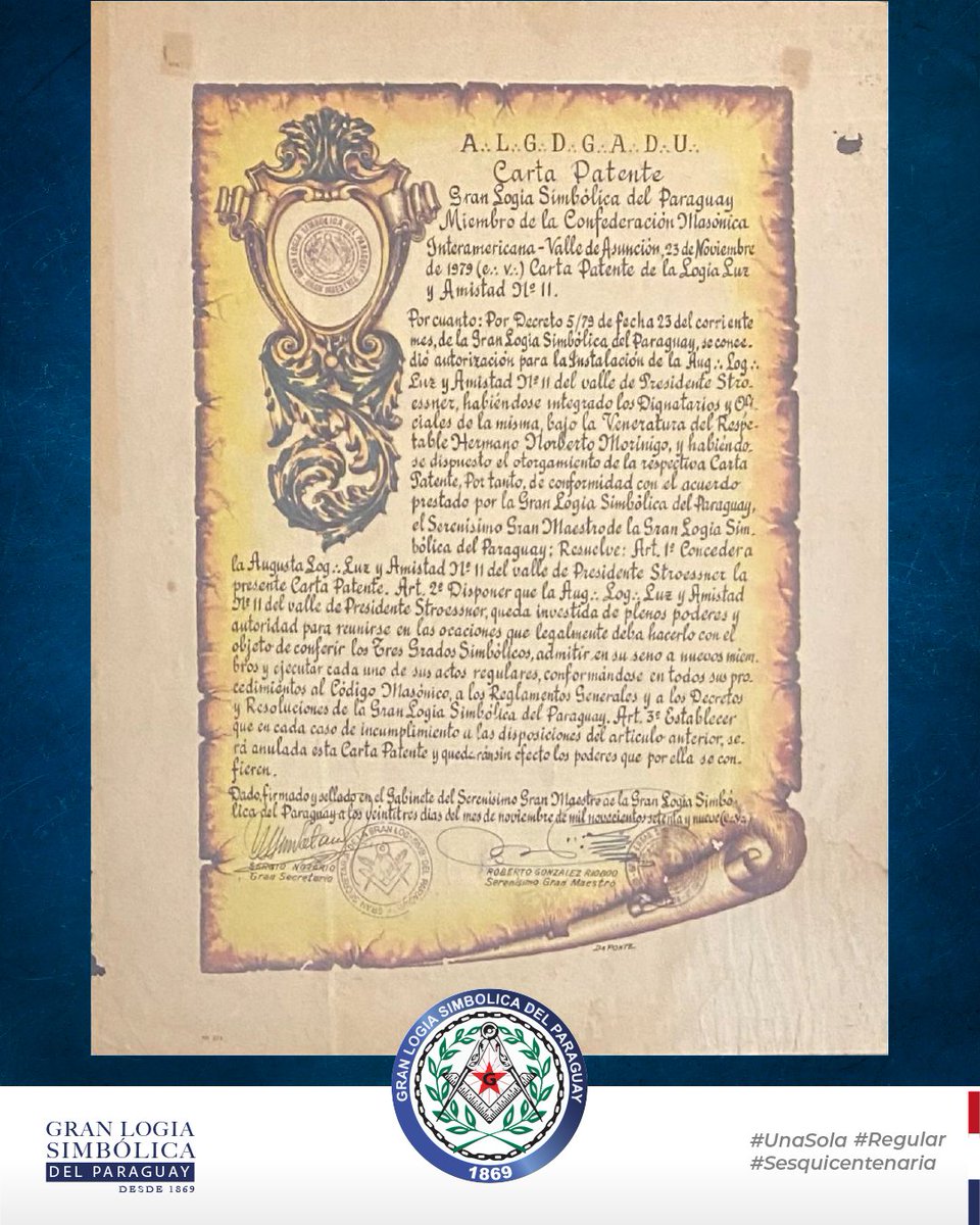 Gran Logia Simbólica del Paraguay tweet media