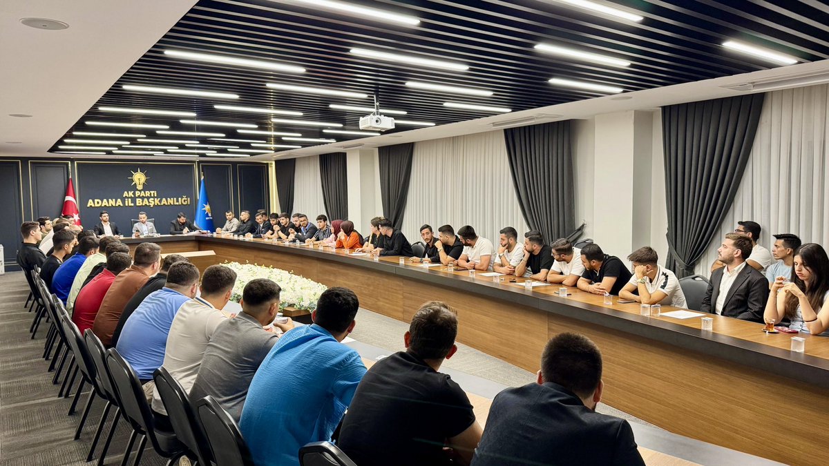 📍 AK Parti Adana İl Başkanlığı

AK Parti Adana İl Gençlik Kolları olarak yürütme ve yönetim kurulu toplantılarımızı gerçekleştirdik. 

Hayırlara vesile olmasını diliyoruz.

Gençliğe güveniyoruz, gençlikle geleceği inşa ediyoruz. 
Her adımımızda milletimizin yanında, her