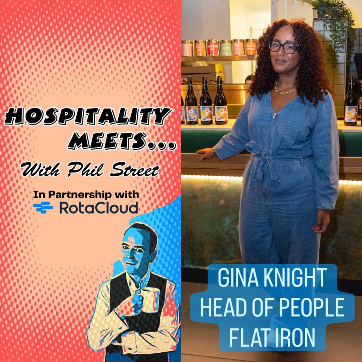 Aprons, hooch &amp; a vault of beef.
All explained by Gina Knight, Head of People <a href="/flatironsteak/">Flat Iron Steak</a>
Comedy, chaos &amp; truth bombs on resilience, kindness &amp; careers (with a detour through Ibiza).
Listen: linktr.ee/Hospmeetspod
It's a belter!