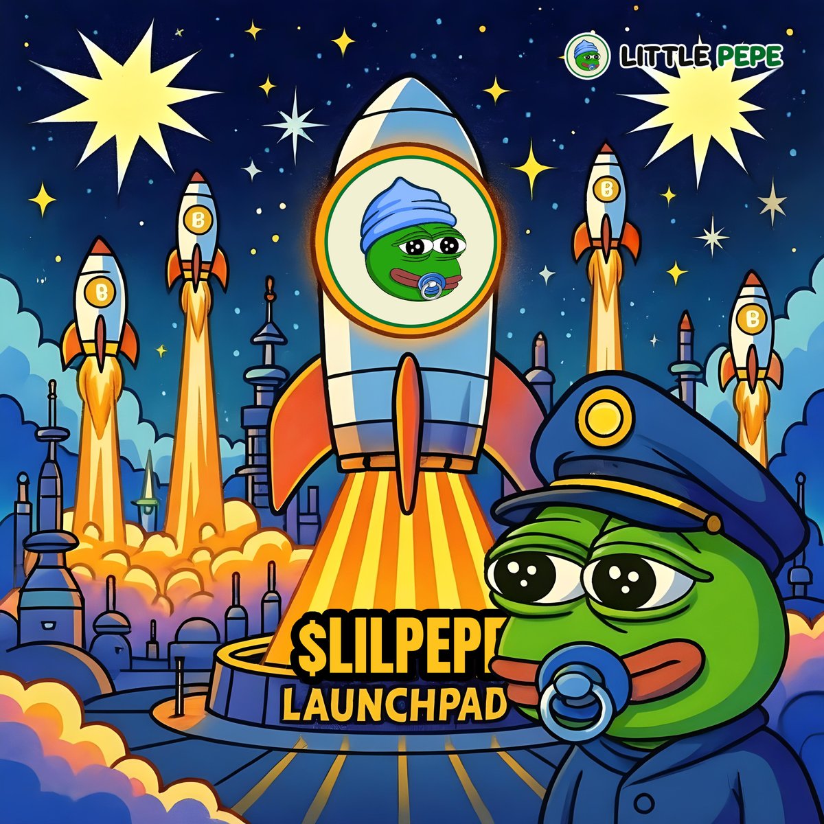 littlepepetoken's tweet image. Big rockets, bigger dreams 🚀✨ $LILPEPE&apos;s ecosystem is fueling tomorrow’s stars! 🐸💚

Buy Today: 👉 littlepepe.com 

#LittlePepe #LILPEPE #MemeCoin #Cryptopresale