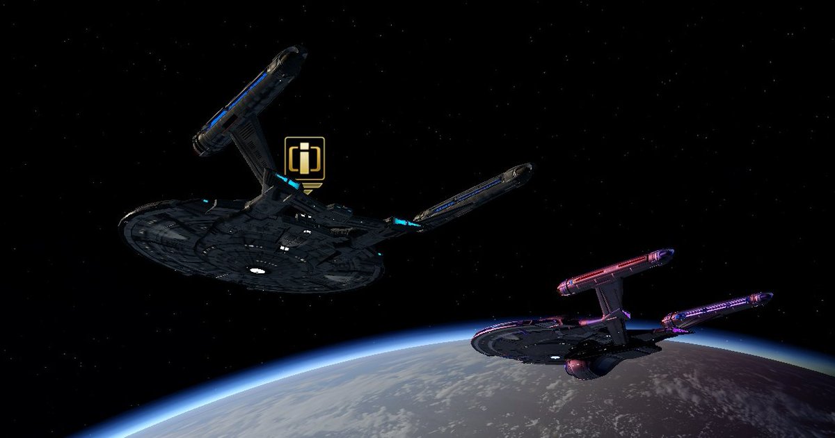 TREFAYNE's tweet image. Now it&apos;s me taking ship selfies with the NX-01 Enterprise at the space museum🙂 #StarTrekDay #StarTrekOnline #NXRefit