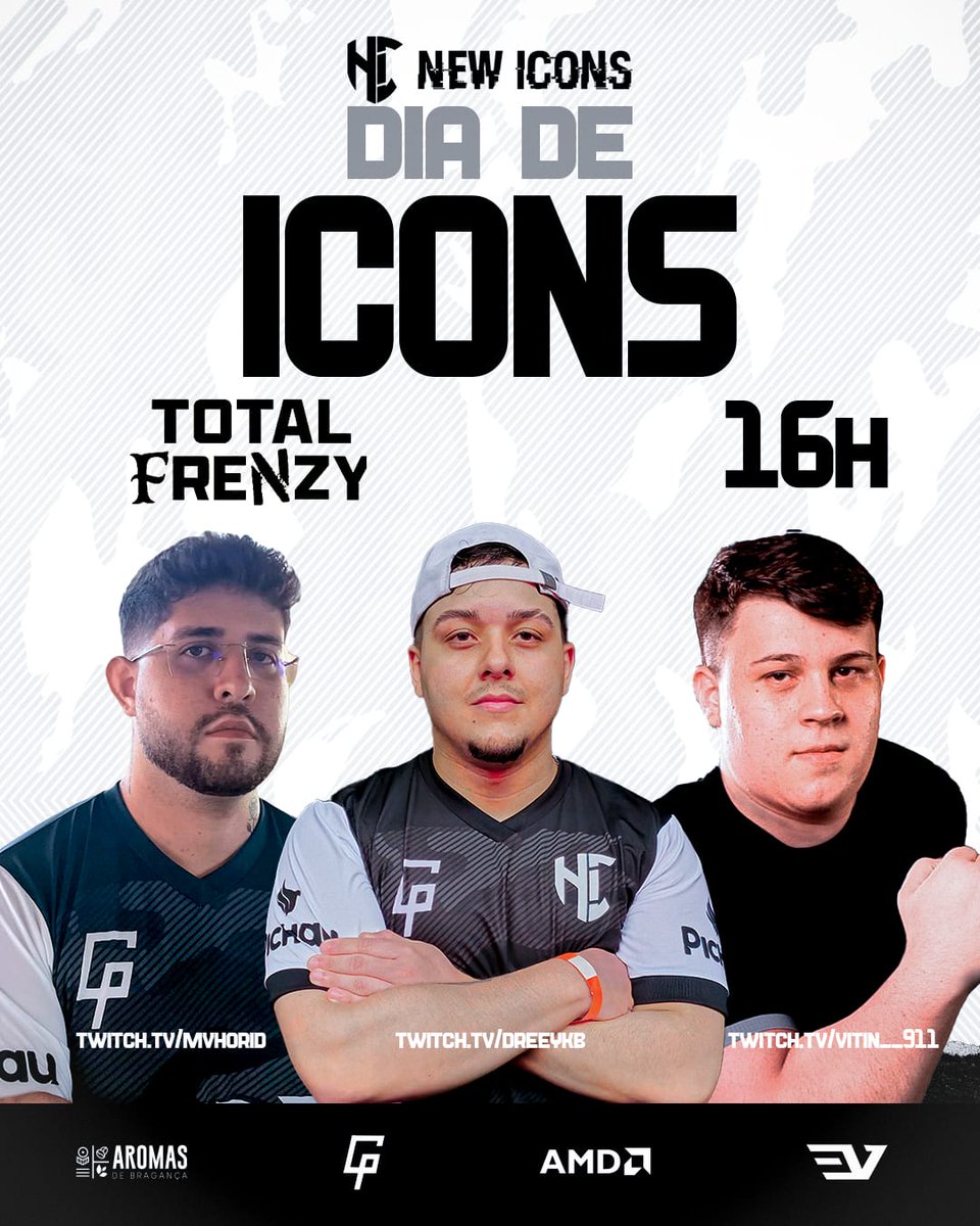 NewIconsOficial's tweet image. ⚔️ Preparação em alto nível!
Às 16h tem New Icons no campeonato preparatório para o WSOW contra as maiores equipes do cenário.
👀 Acompanhe AO VIVO:
twitch.tv/dreeykb - @DreeyKB
twitch.tv/mvhorid - @mvhorid
twitch.tv/vitin__911 - @vitiin911
#VamosIcons