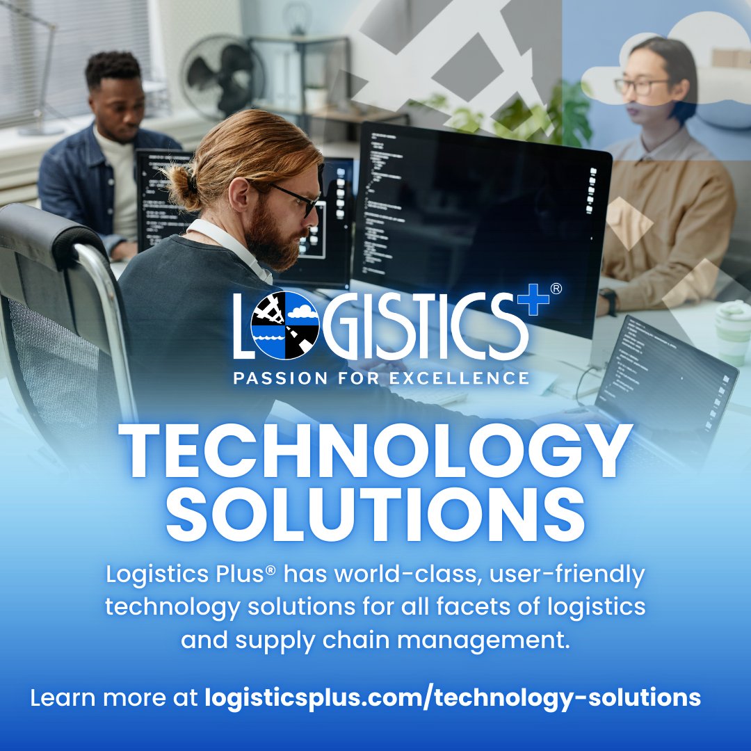LogisticsPlus's tweet image. Logistics Plus world-class technology is built on industry-standard platforms with customized portals and unique functionality designed to provide our clients with valuable tools, information, and dashboards. Learn more at logisticsplus.com/technology-sol…
#TechnologySolutions…