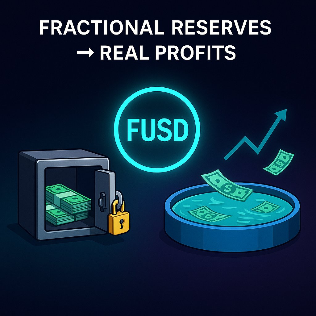 How can a stablecoin make profits without being 1:1 backed?

With The Fedz it’s simple:

Part of the dollars stay in reserve 🔒

The rest go into a private liquidity pool where the capital works and earns yield 📈

We call it PLP (Private Liquidity Pool).
Result: a stablecoin you