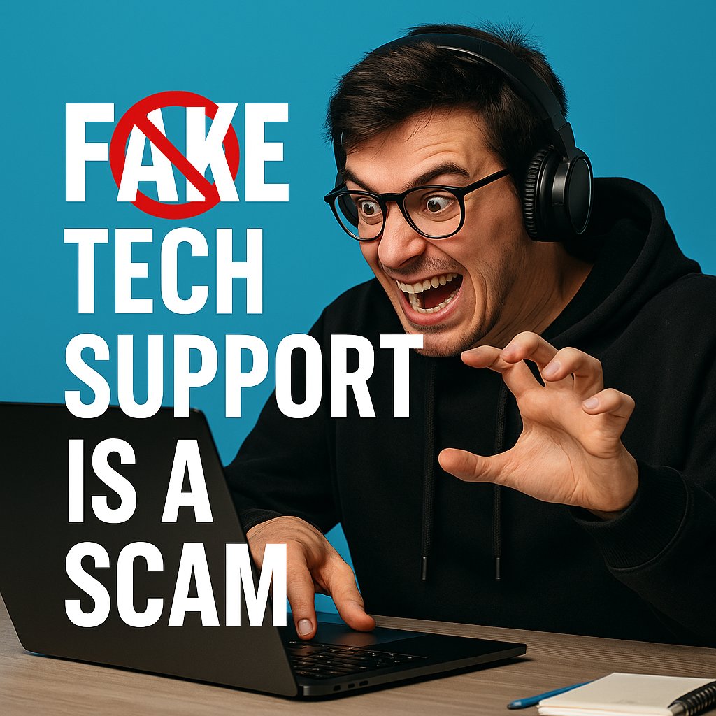 talk2cc's tweet image. Fake “tech support” isn’t support—it’s a scam. 🚫
Small tech biz owners, here’s how to spot the tricks before they drain your cash &amp;amp; data.
👉 Read more! &amp;gt; na2.hubs.ly/H012cvM0
#completecontroller #ftcscamalert #techwiz