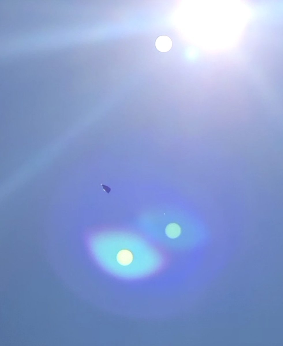 iamher420's tweet image. On the other side of the eclipse- but what was flying out of the clouds i captured-- #EclipsaButterfly or ? #spaceweather