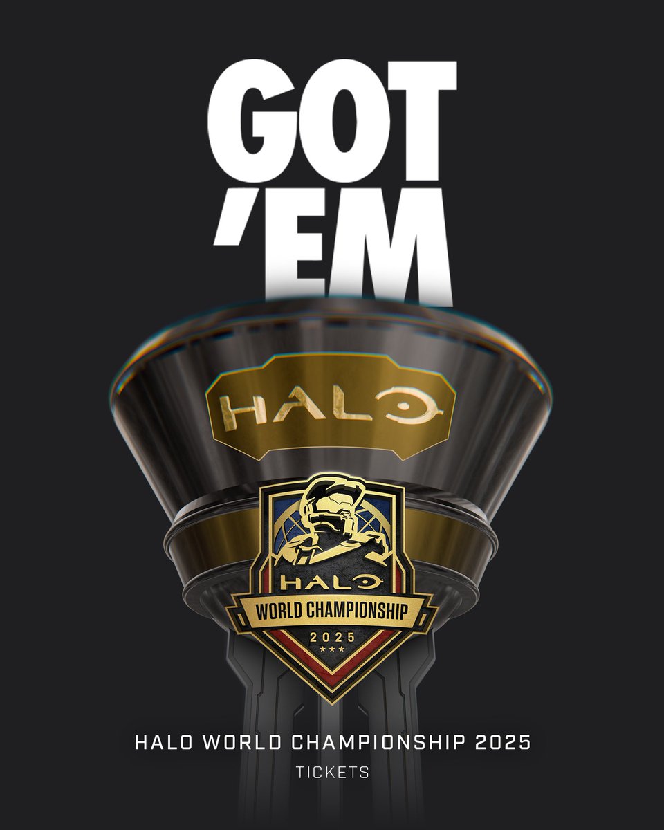 Who's joining us next month in Seattle for the Halo World Championship? 👀

#HaloWC