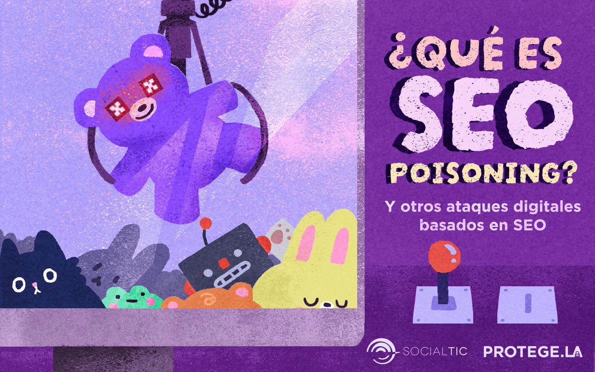 socialtic's tweet photo. 👾¿Has escuchado hablar del envenenamiento del #SEO?

🤓Esta técnica manipula los resultados de búsqueda para dirigirte a sitios maliciosos y robar tu información.

🔎Checa esta guía y conoce algunos consejos para identificar este #AtaqueDigital.

👉https://t.co/4fmLFSDRt2 https://t.co/OnGjGyyNiL