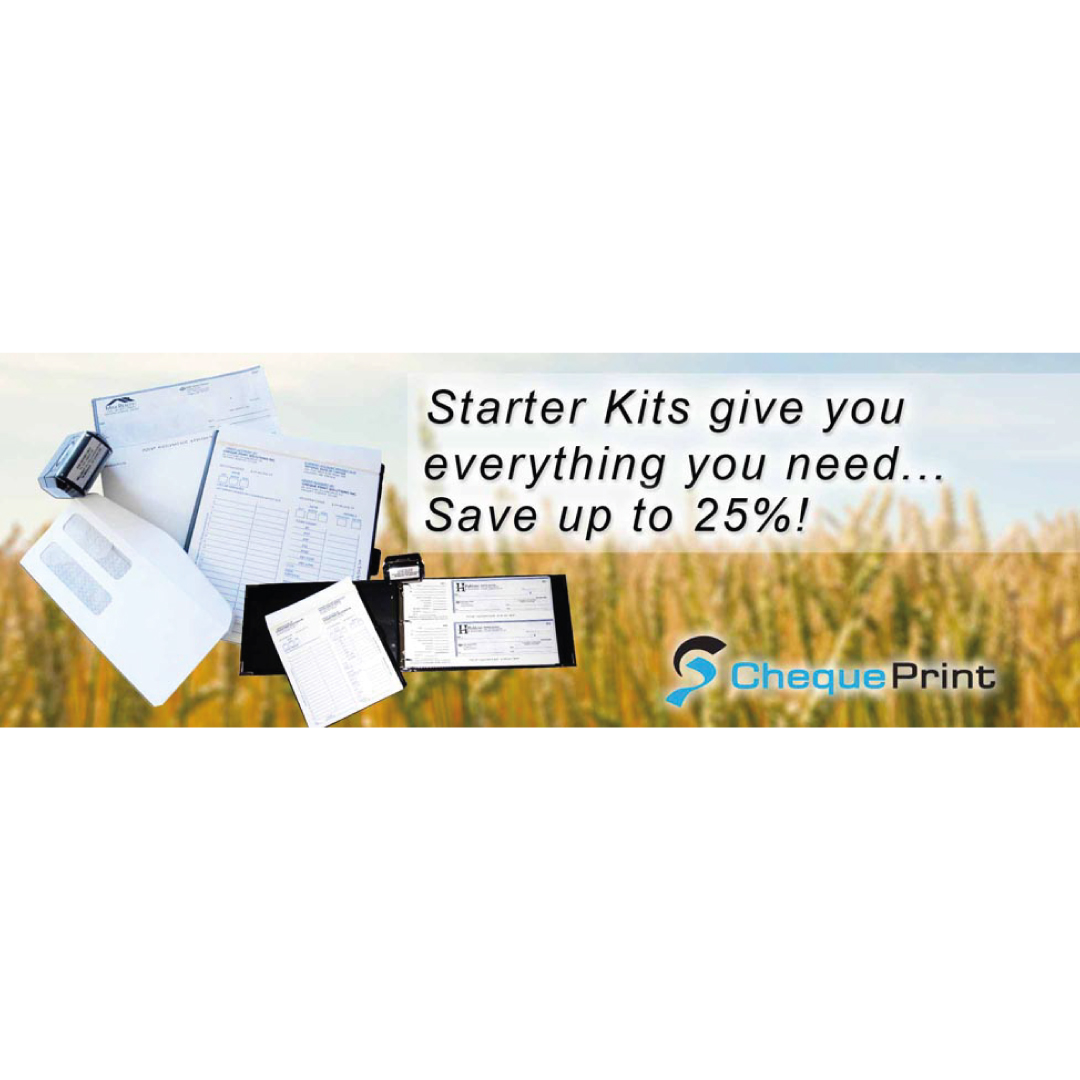 New Business? Get Started with a Starter Kit from <a href="/ChequePrint/">Cheque Print</a>. Starting a business chequing account? <a href="/ChequePrint/">Cheque Print</a>  makes it simple with our all-in-one Starter Cheque Kits. Questions? Call 1-877-846-6996 #ChequePrinting #BusinessStarterKit #BusinessCheques #StartupEssentials