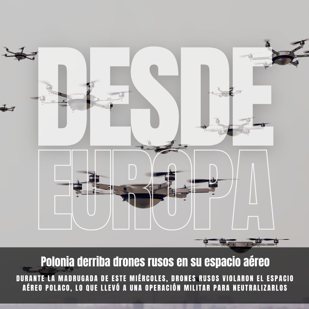 #DesdeEuropa y el mundo con <a href="/Hector_Badillo/">Héctor Badillo</a>

- Presienta de la #ComisiónEuropea propone suspensión parcial del #AcuerdoComercial con #Israel
- #FlotillaGlobalSumud, con rumbo a #Gaza, sufre un segundo ataque con #Dron
- #Polonia derriba #DronesRusos en su espacio aéreo