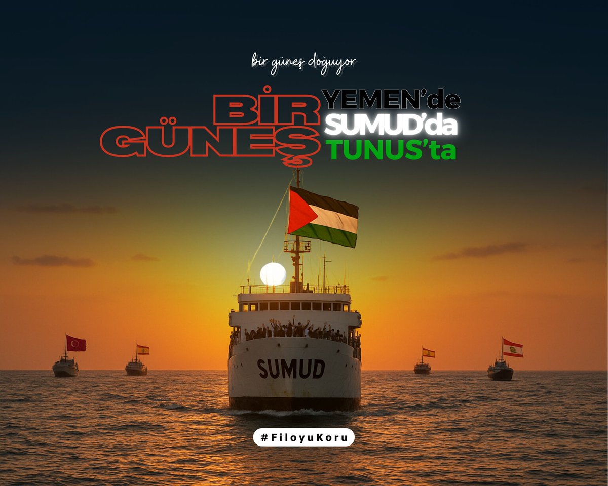 Bizler, <a href="/gmtgturkiye/">Global Movement To Gaza Türkiye</a> 'nin taşıdığı insani mesajın arkasındayız. Devletimizin bu misyona sahip çıkmasını, uluslararası hukuk temelinde açık destek vermesini ve vatandaşlarını her durumda koruyacağını ilan etmesini istiyoruz.

#FiloyuKoru

<a href="/HakanFidan/">Hakan Fidan</a> <a href="/TC_Disisleri/">T.C. Dışişleri Bakanlığı</a> <a href="/tcbestepe/">T.C. Cumhurbaşkanlığı</a>