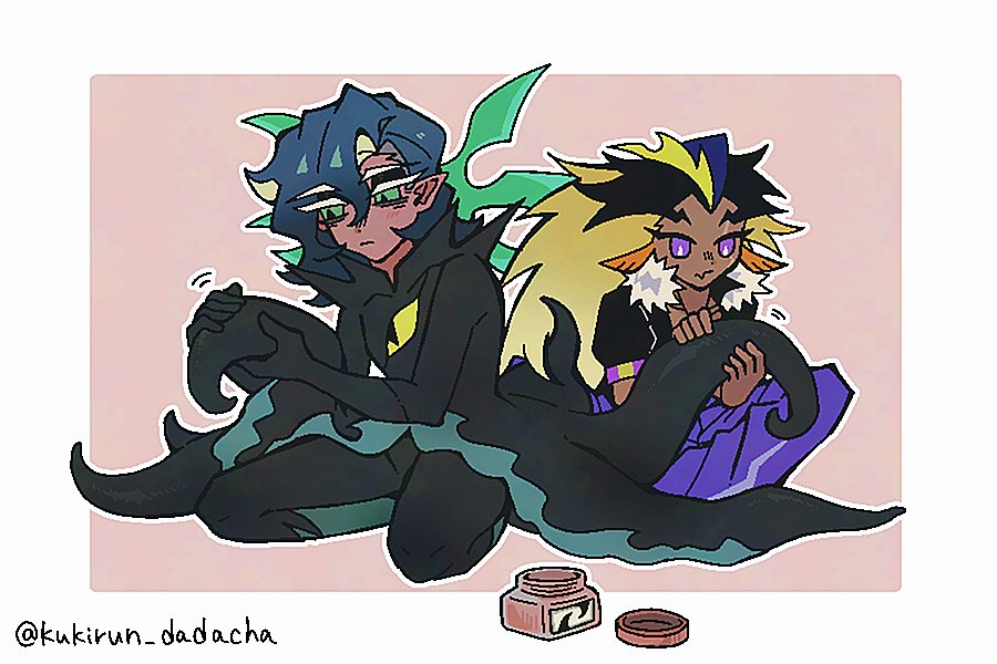 ケアも欠かさない⚡️🐙