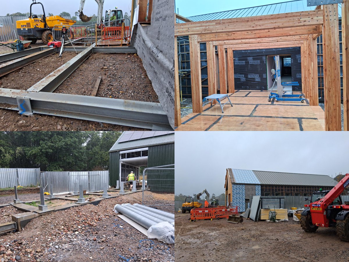 Bit damp on site, but amazing progress on the new Bartlett #Arboretum which is really starting to take shape!

<a href="/ubudesignuk/">Ubu Design</a>  are providing the landscape design for this new #research and #education hub for #arborists across the UK and Ireland.

<a href="/snugarchitects/">Snug Architects</a>  
<a href="/IONConsultingE/">ION Consulting Engineers Ltd</a>