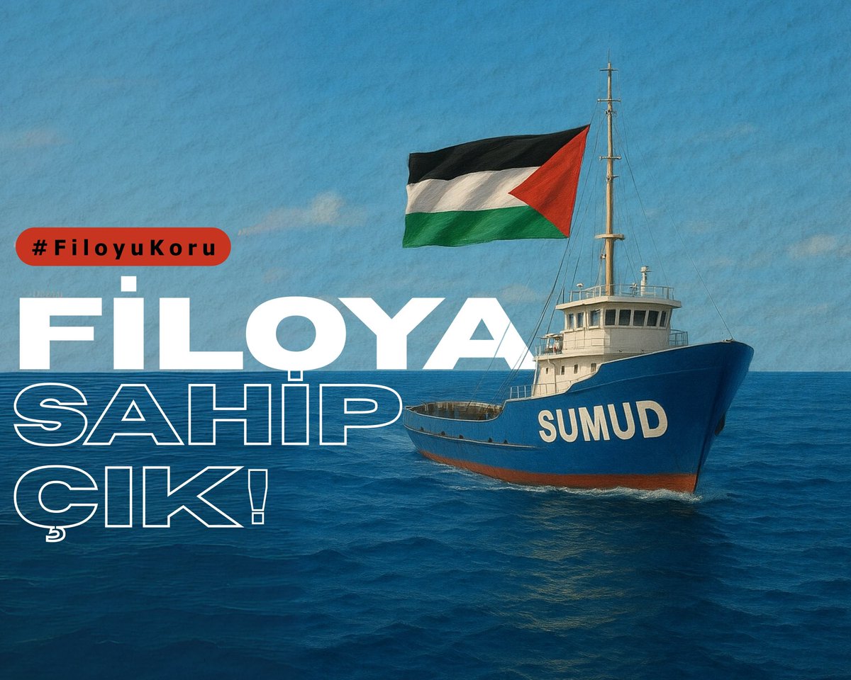 CİMER taleplerimizdeki beklentimiz net: Devletimizden Küresel Sumud Filosu'nun insani yardım misyonuna destek açıklaması yapması ve filoda bulunan vatandaşlarımız için her koşulda güvence taahhüdü.

#FiloyuKoru

<a href="/HakanFidan/">Hakan Fidan</a> <a href="/TC_Disisleri/">T.C. Dışişleri Bakanlığı</a>
<a href="/tcbestepe/">T.C. Cumhurbaşkanlığı</a> <a href="/gmtgturkiye/">Global Movement To Gaza Türkiye</a>