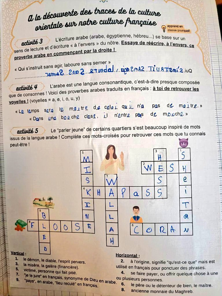 <a href="/F_Desouche/">Fdesouche.com est une revue de presse</a> C'est la suite logique de l'apprentissage de la langue.  Et ceux qui sont pas d'accord,  c'est des fachos