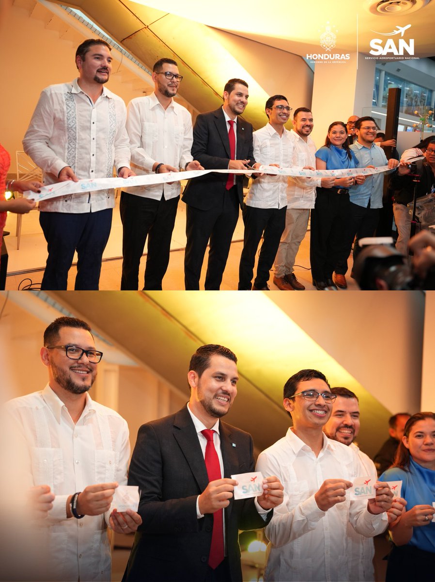 SANHNoficial's tweet photo. Tras años de abandono, el Aeropuerto Ramón Villeda Morales hoy vuelve a tomar vuelo con la inauguración de la Fase 1 en las Terminales A y B, que lo coloca a la altura de lo que mereces y, que sobre todo, conecta con los tuyos ❤️✈️🇭🇳 La transformación apenas comienza. https://t.co/MZVKqqS5cg