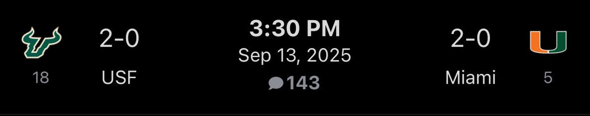 NickyPerkss's tweet image. We live in a reality where if USF wins this Saturday I could probably successfully argue they should be ranked #1 in the Country 

Will it happen? Probably not, but what if?

College Football is just the best