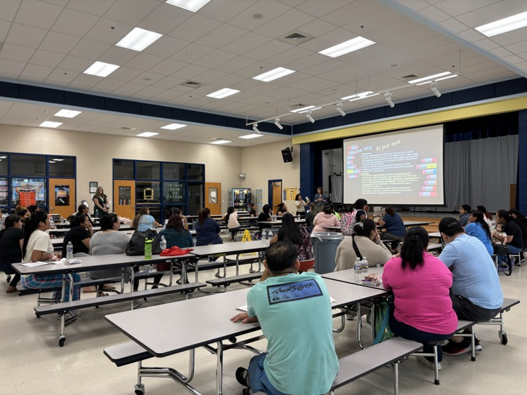 Full house for Title 1 fall parent night happening now! #TeamTyler #BelongGrowSucceed