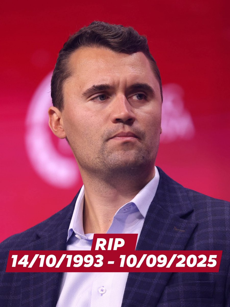 RIP <a href="/charliekirk11/">Charlie Kirk</a>, loved your charismatic Activism, he was fatally Shot in Utah an hour ago 😭 why, why he had a great political future ahead of him!