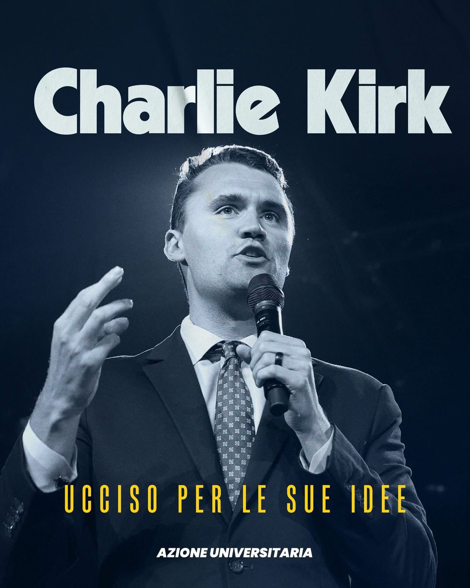 Charlie Kirk stava tenendo un discorso in Università, quando un colpo di arma da fuoco l’ha raggiunto, rivelandosi letale. È stato ucciso per le sue idee.
Quando un intero sistema soffia sul fuoco, radicalizza le posizioni e alimenta odio, le parole fanno da apripista ai fatti.