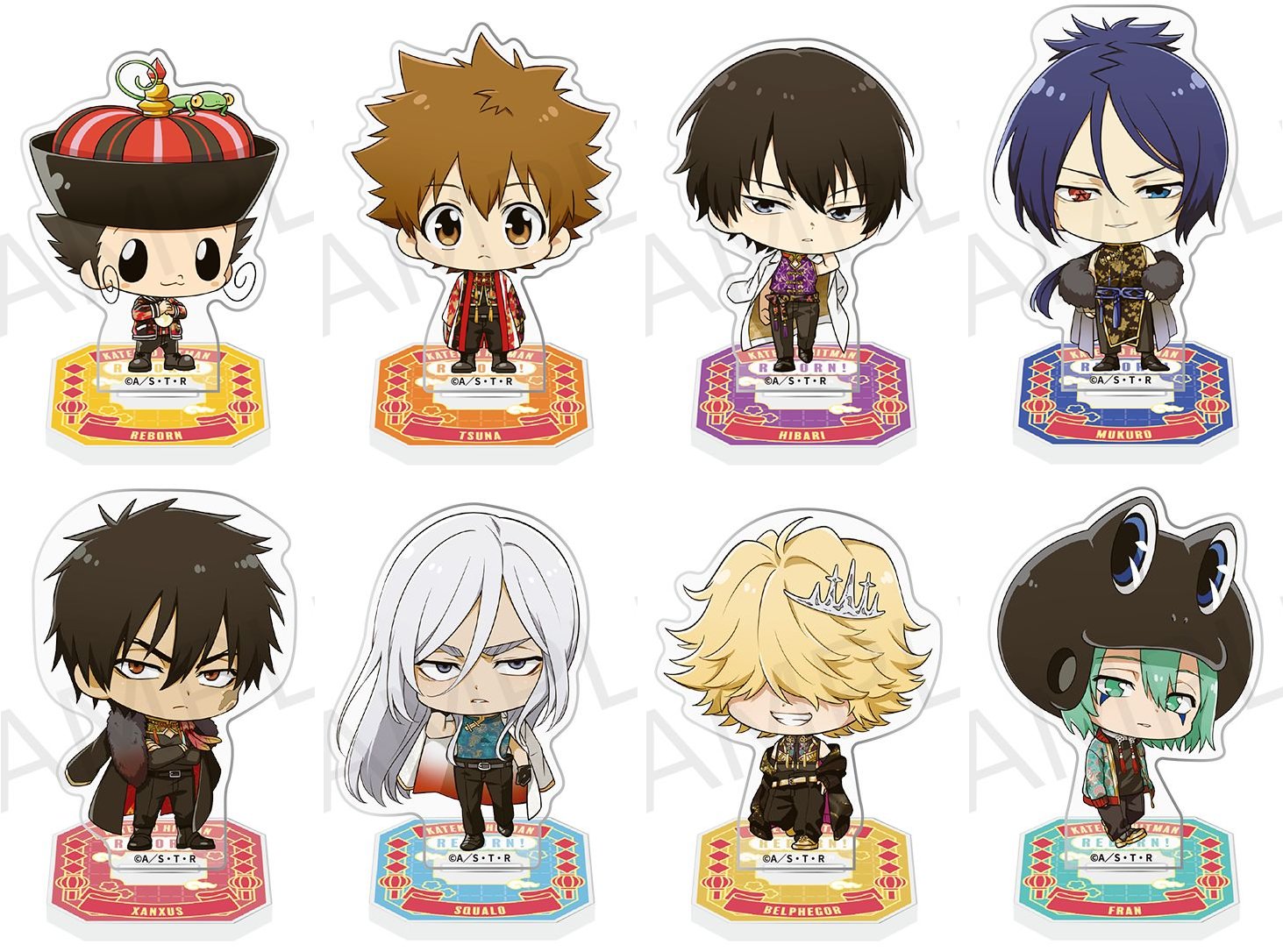 REBORN リボーン ヴァリアー アクリルminiフィギュア REBORN リボーン ヴァリアー アクリルminiフィギュア リボーン グッズ