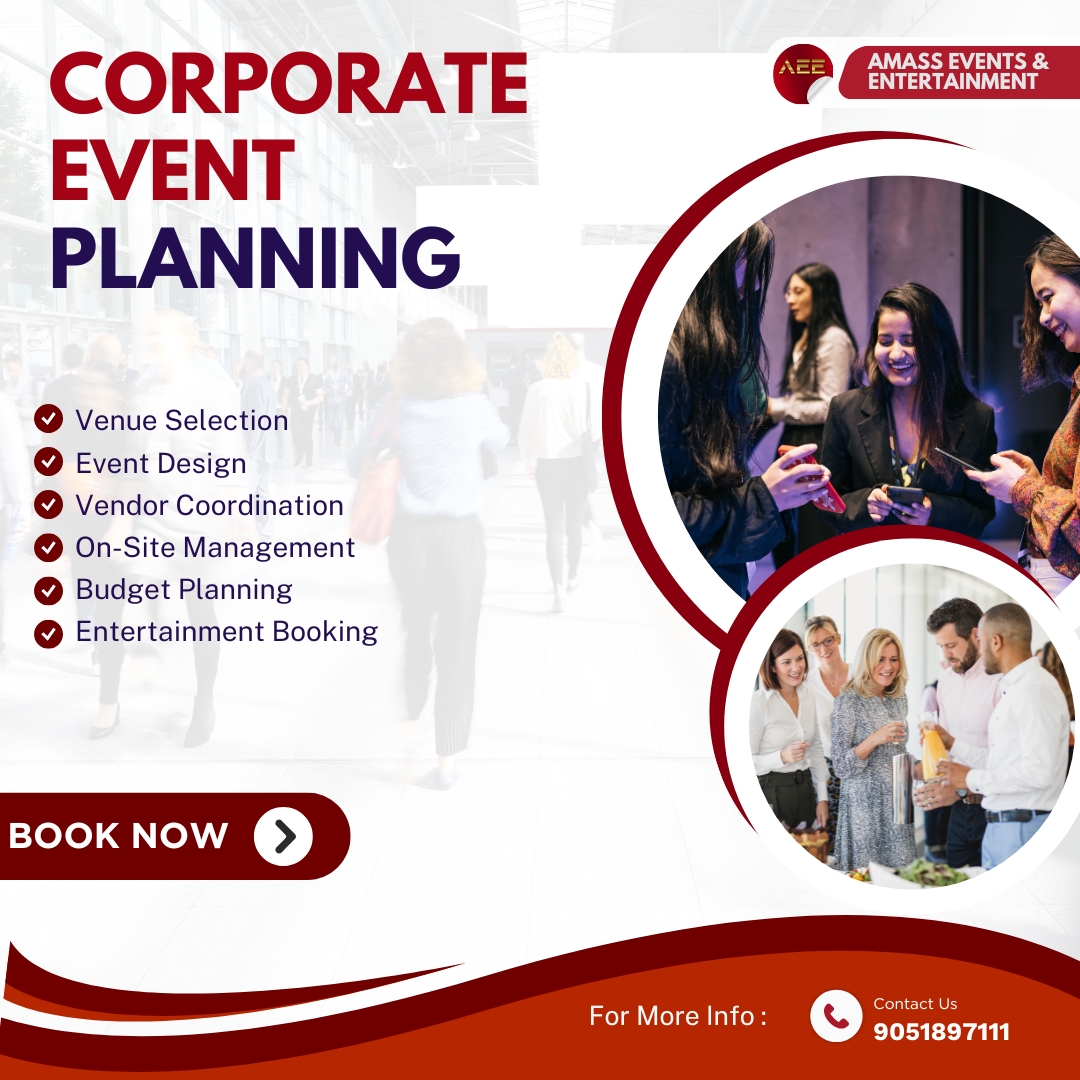 AmassEvent's tweet image. ✨ Corporate Events, Simplified! ✨
From planning to execution – AEE makes it seamless. 🎉
📞 9051897111 | Book Now!
#AmassEvents #CorporateEvents #EventExperts