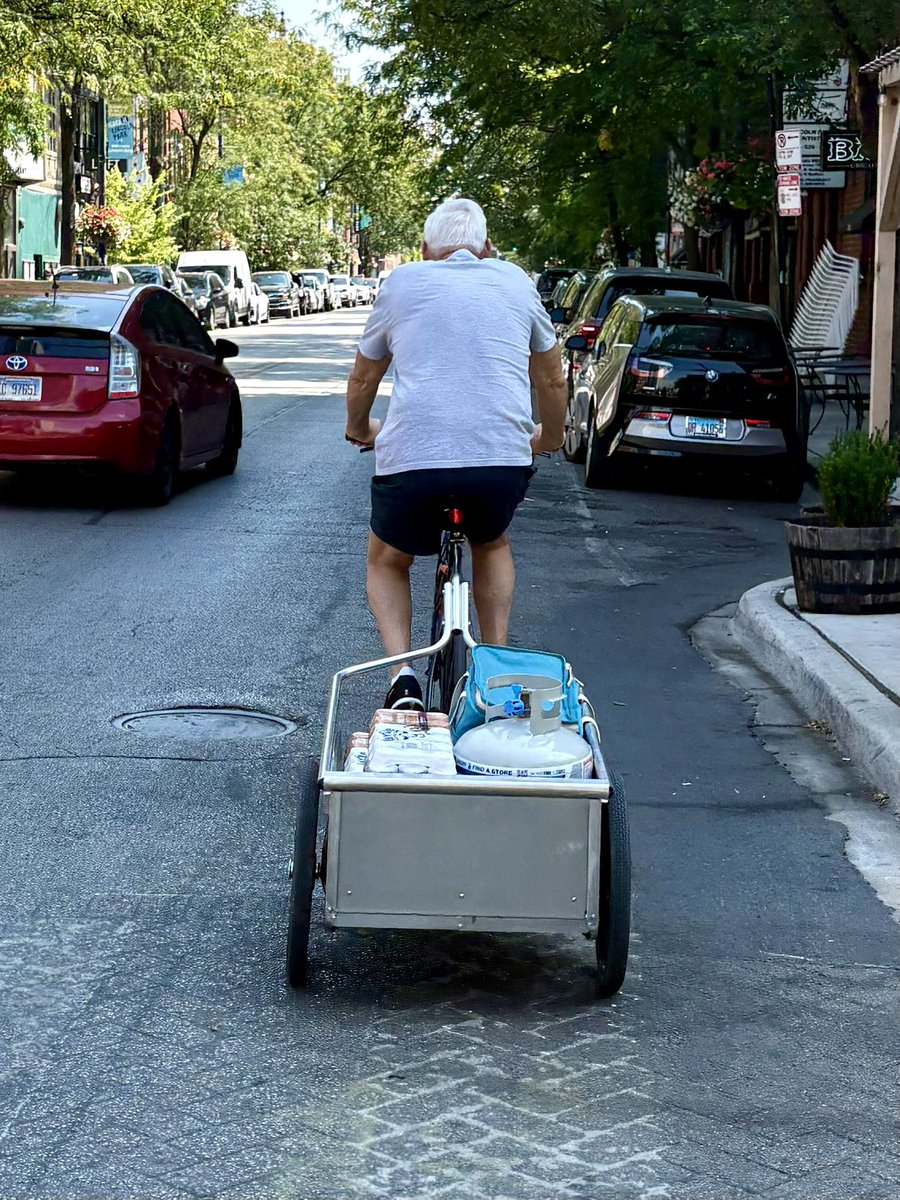 Bike lanes are impractical bc you can’t use them if you’re elderly and need to go to Costco to stock up on groceries and also on the same trip go to Menards to refill your propane tank.
