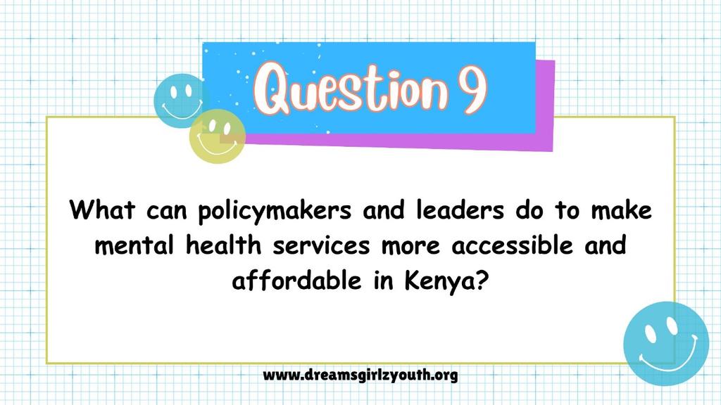 What can policymakers and leaders do to make mental health services more accessible and affordable in Kenya?
#WorldSuicidePreventionDay2025 #MentalHealthMatters #MentalHealthAwareness <a href="/LVCTKe/">LVCT Health</a> <a href="/KenyaRedCross/">Kenya Red Cross</a> <a href="/TinadaOrg/">TINADA Youth Action Africa (TYAAfriq)</a> <a href="/HopeRekindledIn/">Hope Rekindled Initiative(HRI)</a> <a href="/UNDPKenya/">UNDP Kenya</a> <a href="/AmaniCtrACCTI/">Amani Counselling Centre and Training Institute</a>
