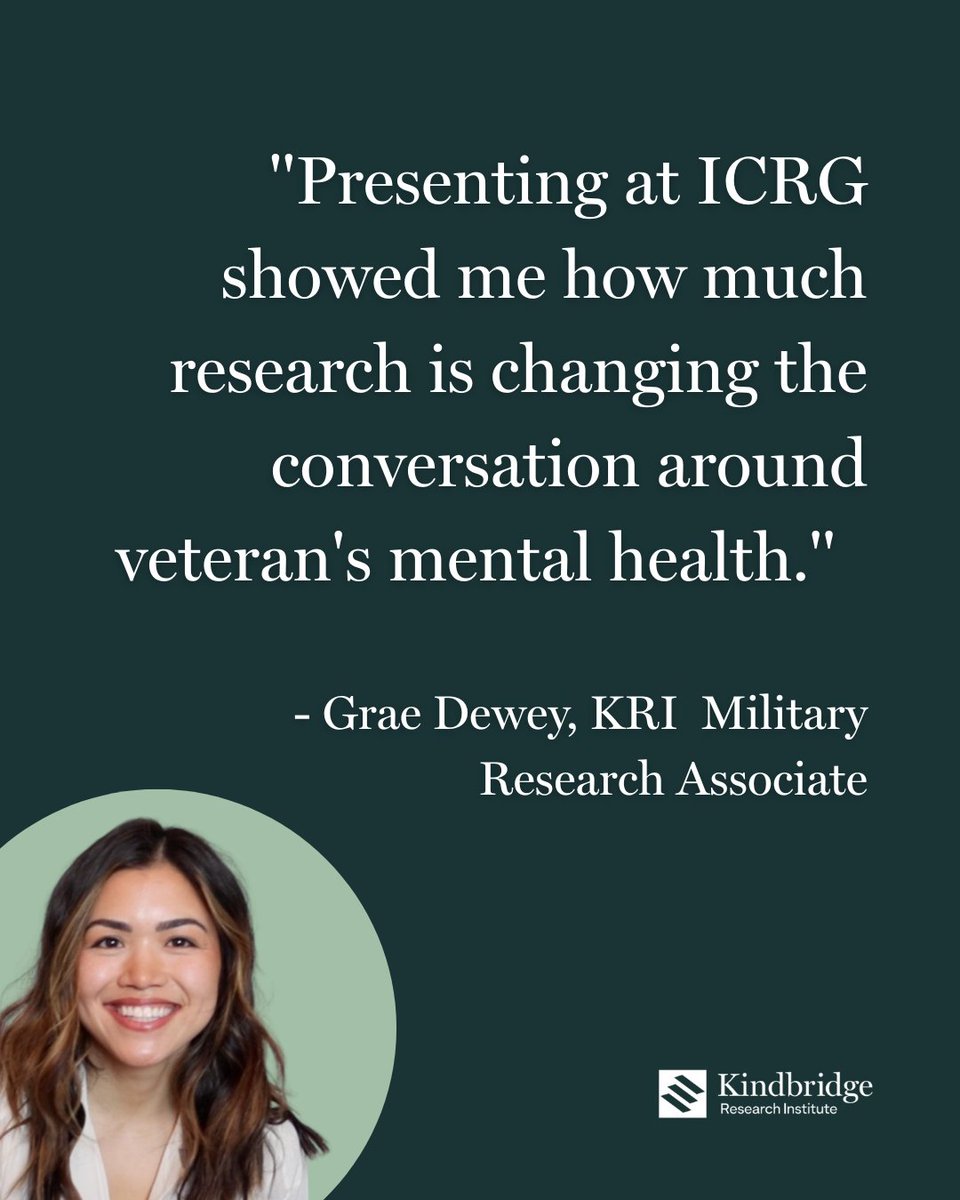 Kindbridge Research Institute (@kr_institute) on Twitter photo 🎖️ #MRAP was built to help veterans gain access to training and mentorship needed to pursue advanced education and careers in health and medicine, while bringing invaluable military insights to behavioral health research.
Read more about  MRAP
kindbridgeinstitute.org/research/the-m… 🎖️ #MRAP was built to help veterans gain access to training and mentorship needed to pursue advanced education and careers in health and medicine, while bringing invaluable military insights to behavioral health research.
Read more about  MRAP
kindbridgeinstitute.org/research/the-m…